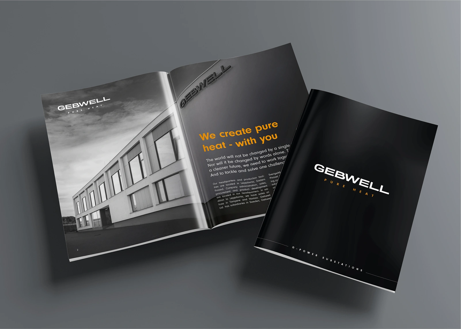 Broszura Gebwell: czyste ciepło, przyszłość ogrzewania.
